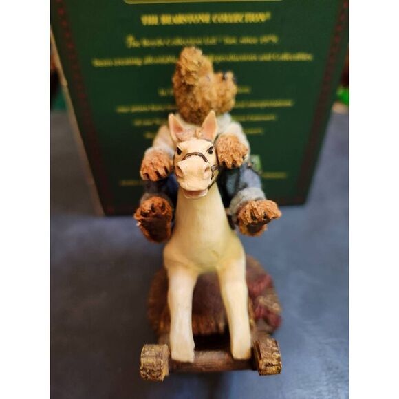 Boyds Bears Bearstone Collection figurine titled "Pop Pop with Chrissy...Giddy U - Picture 2 of 5